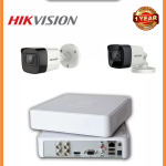 HIKVISION 4 Channel DVR + 2 CCTV Cameras (Bullet)
