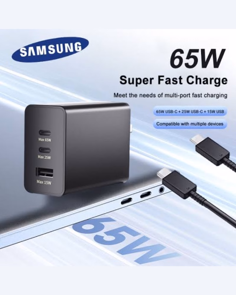 SAMSUNG 65W US PIN PD Power Mobile Adaptor