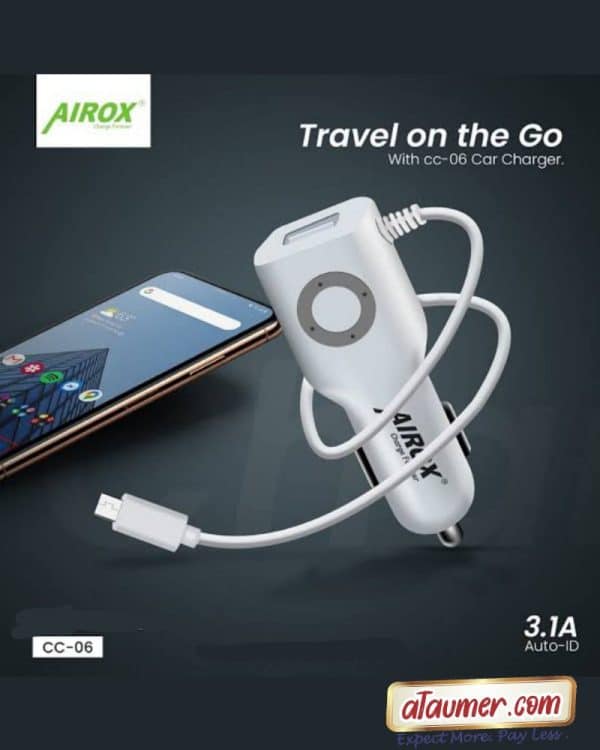 Airox CC06 16W Micro USB Fast Car Charger