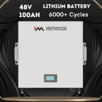 VESTWOODS 48V 100Ah Wall Mount Lithium Battery