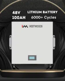 VESTWOODS 48V 100Ah Wall Mount Lithium Battery