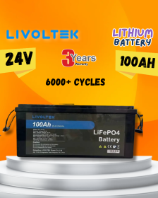 LIVOLTEK 24V 100Ah Cube / Box Lithium Battery