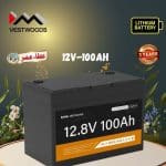 VESTWOODS 12V 100Ah Lithium Battery