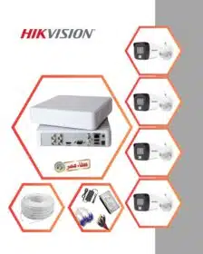 HIKVISION 2MP Hybrid 4 CCTV Cameras Complete Package