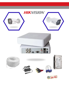 HIKVISION 2MP ColorVu 2 CCTV Cameras Complete Package