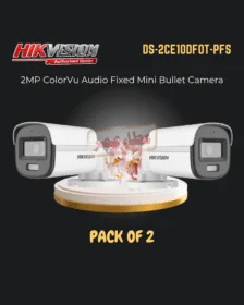 HIKVISION 2CE10DF0T-PFS 2MP ColorVu (Pack of 2)