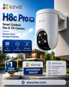 Ezviz CS-H8c Pro 2K 3MP Pan & Tilt Outdoor Wi-Fi Camera