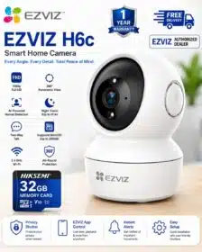 EZVIZ H6c 1080P Pan & Tilt Smart Home Wireless Camera